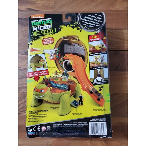 TMNT MICRO MUTANTA MIKEY'S SKATE PARK Playset 2016 - Picture 4 of 9